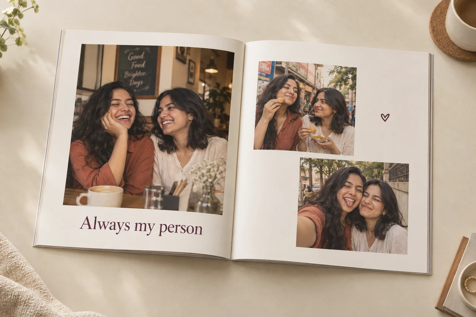 Best Friend Birthday Gift - personalized photo book by Ragnar Studios