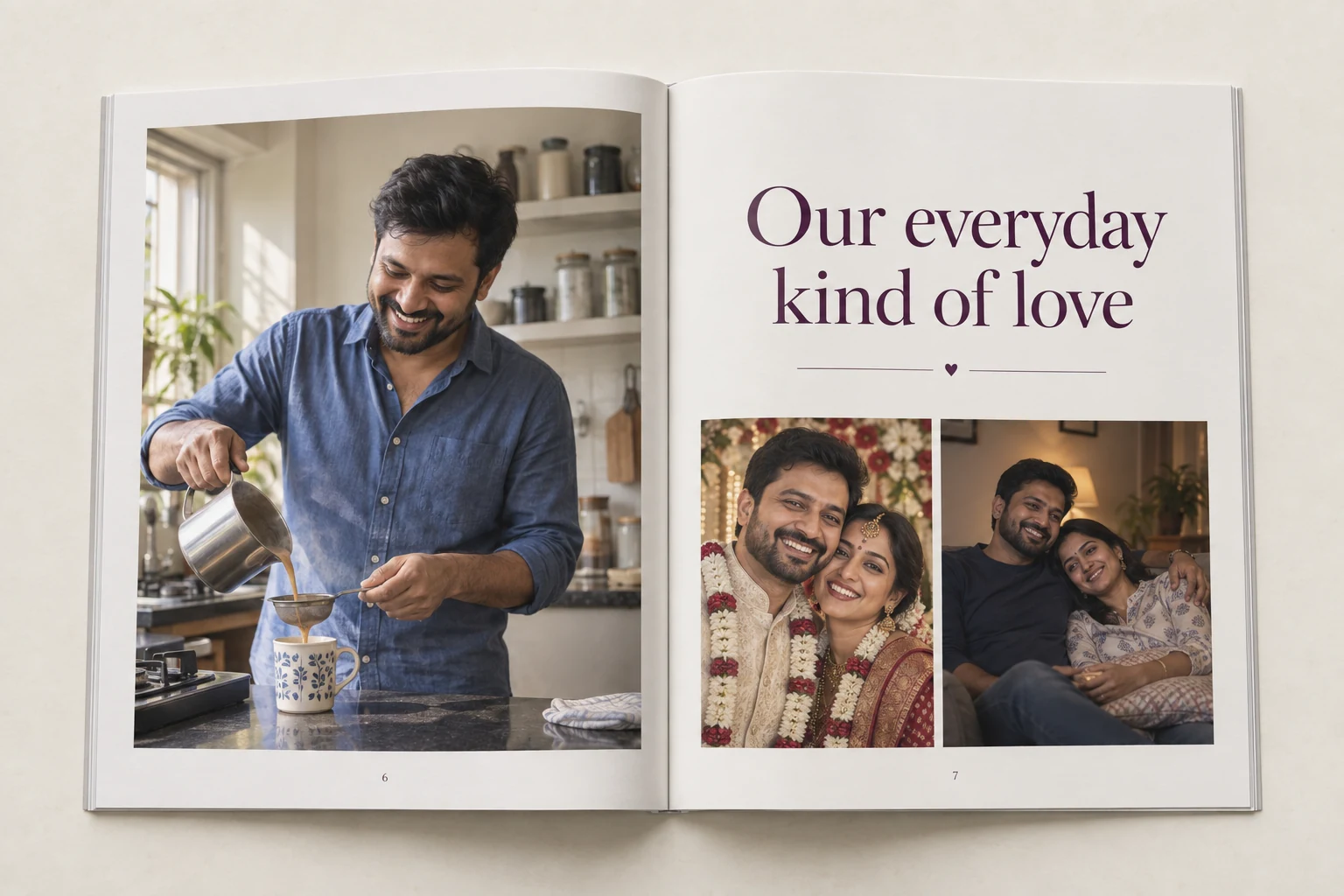 Gift for Husband & Wife - personalized photo book by Ragnar Studios