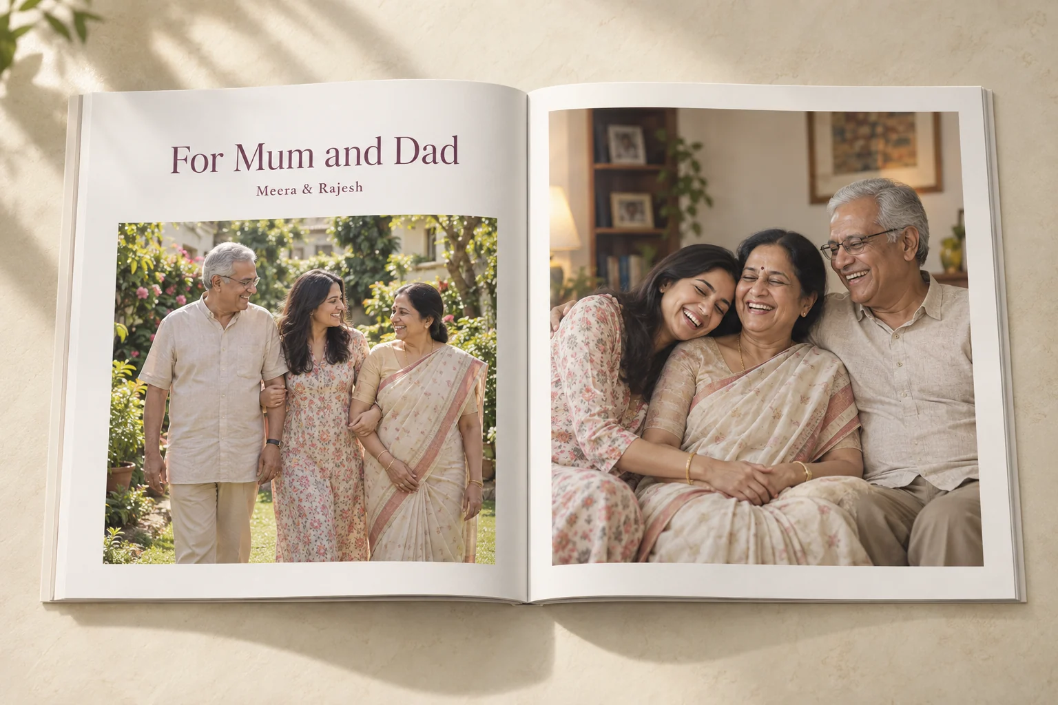 Gift for Parents - personalized photo book by Ragnar Studios