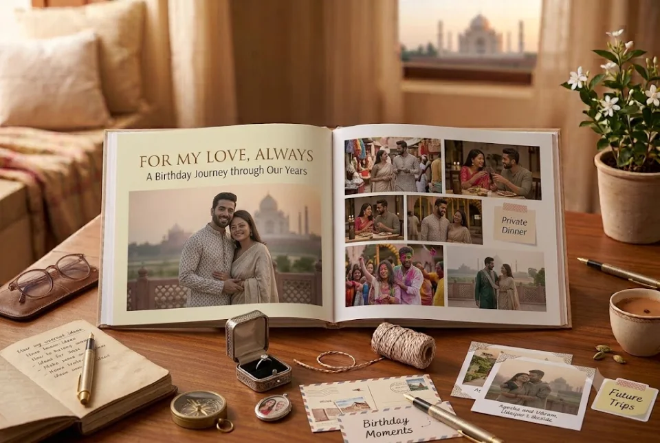 Birthday gift ideas for a boyfriend with couple photographs