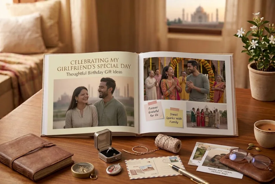 Birthday gift ideas for a girlfriend with couple photographs