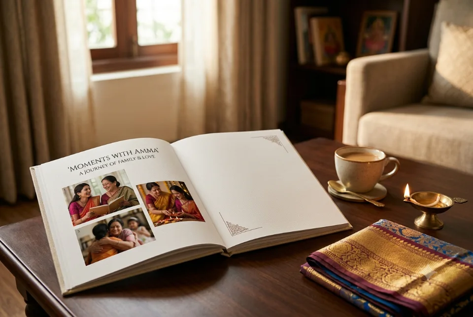 Photo book gift for a mother-in-law