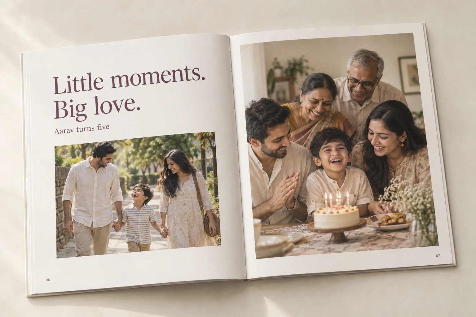 Baby First Year Book - personalized photo book by Ragnar Studios