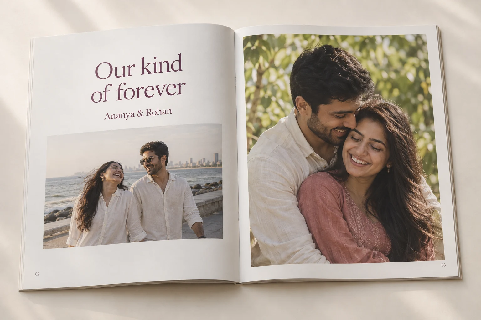 Honeymoon Photo Book - personalized photo book by Ragnar Studios